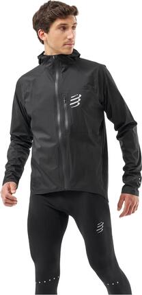 Compressport Thunderstorm Waterdichte Jas Zwart voor Mannen