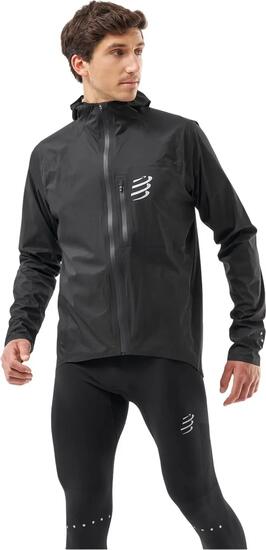 Compressport Thunderstorm Waterdichte Jas Zwart voor Mannen