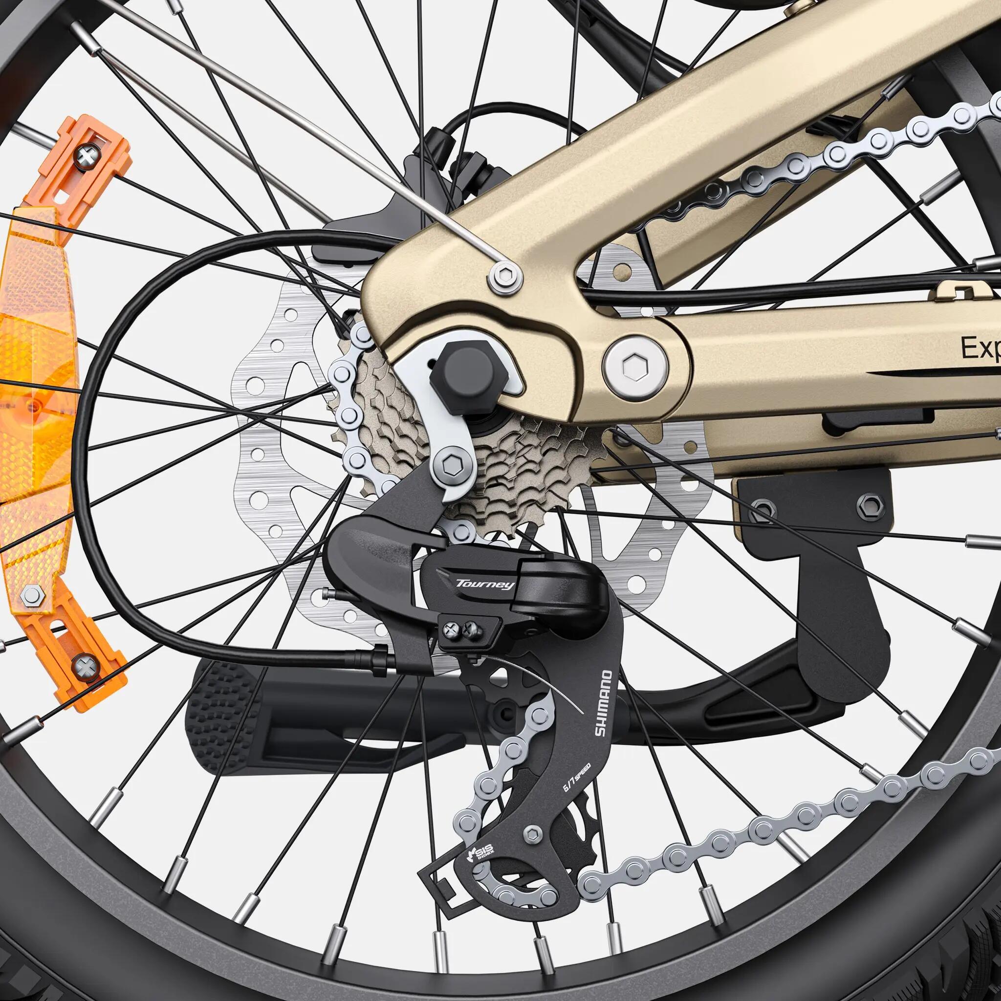 adulto Bici eléctrica  ENGWE L20 3.0 PRO 250W 48V15AH 20"Neumático gruesos 5/7