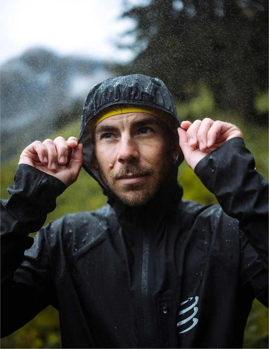 Compressport Thunderstorm Waterproof Jacket Preto para homem 5/5