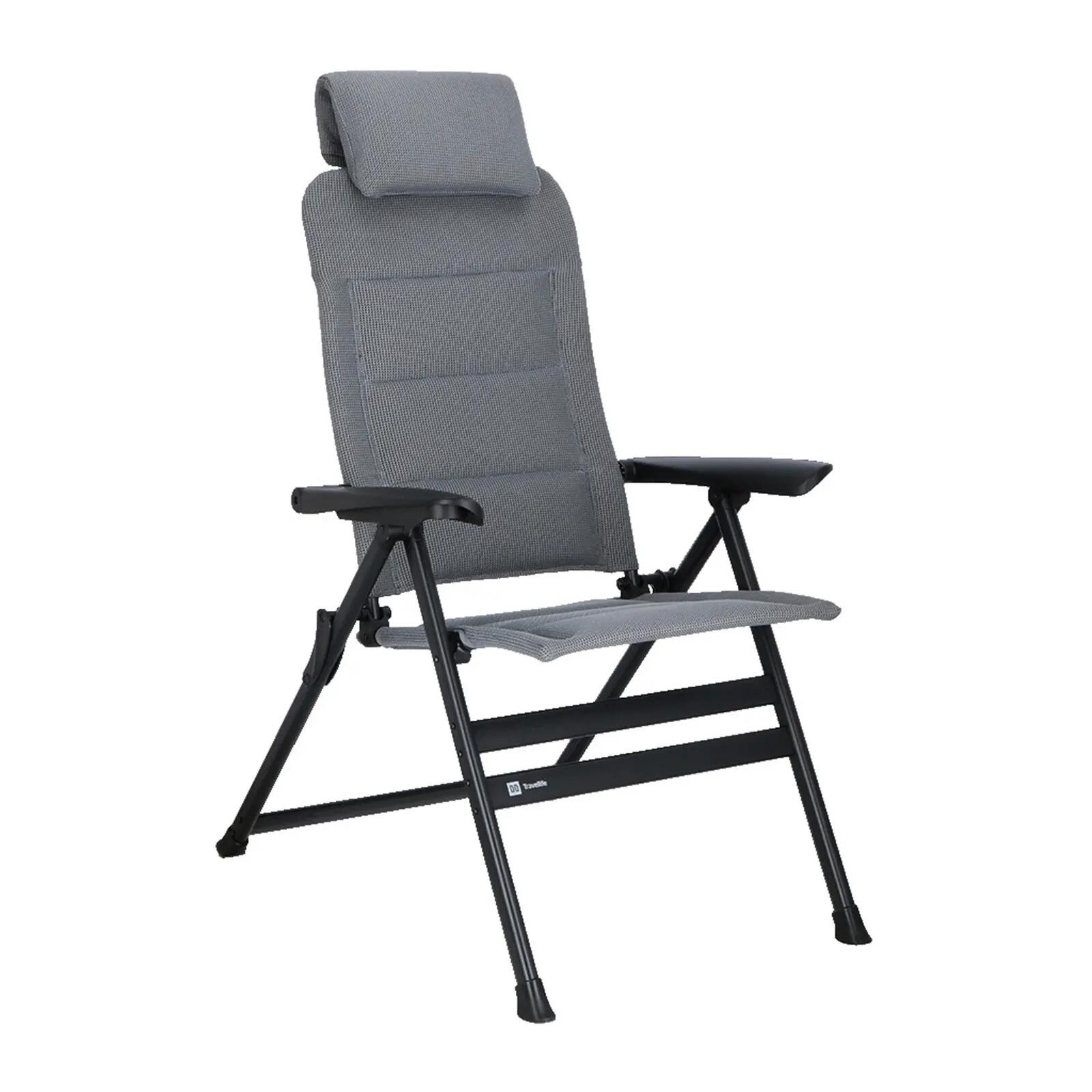 Sedia da campeggio Olbia pieghevole regolabile alluminio 150 kg 3/7