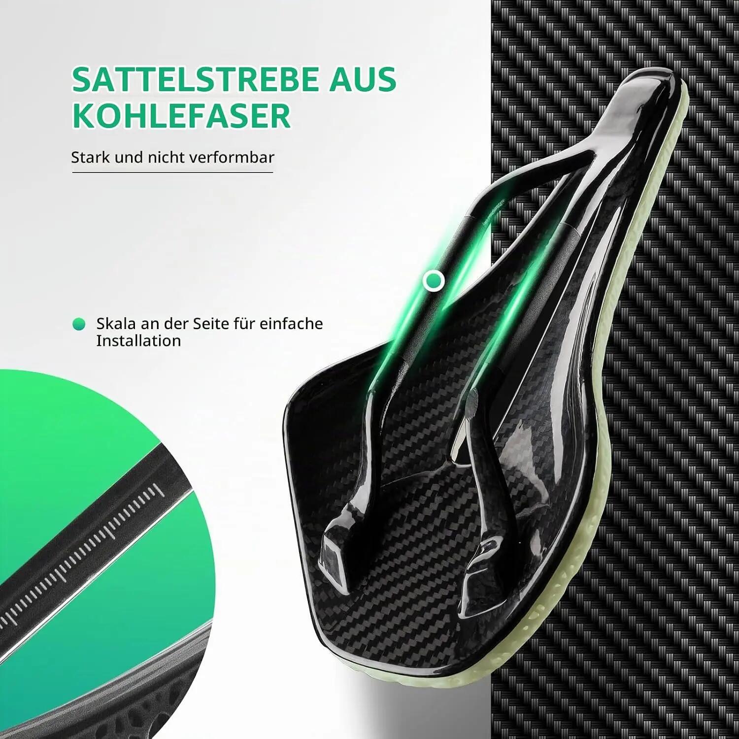 3D-Druck Fahrradsattel ultraleicht atmungsaktiv für MTB & Rennrad 4/6