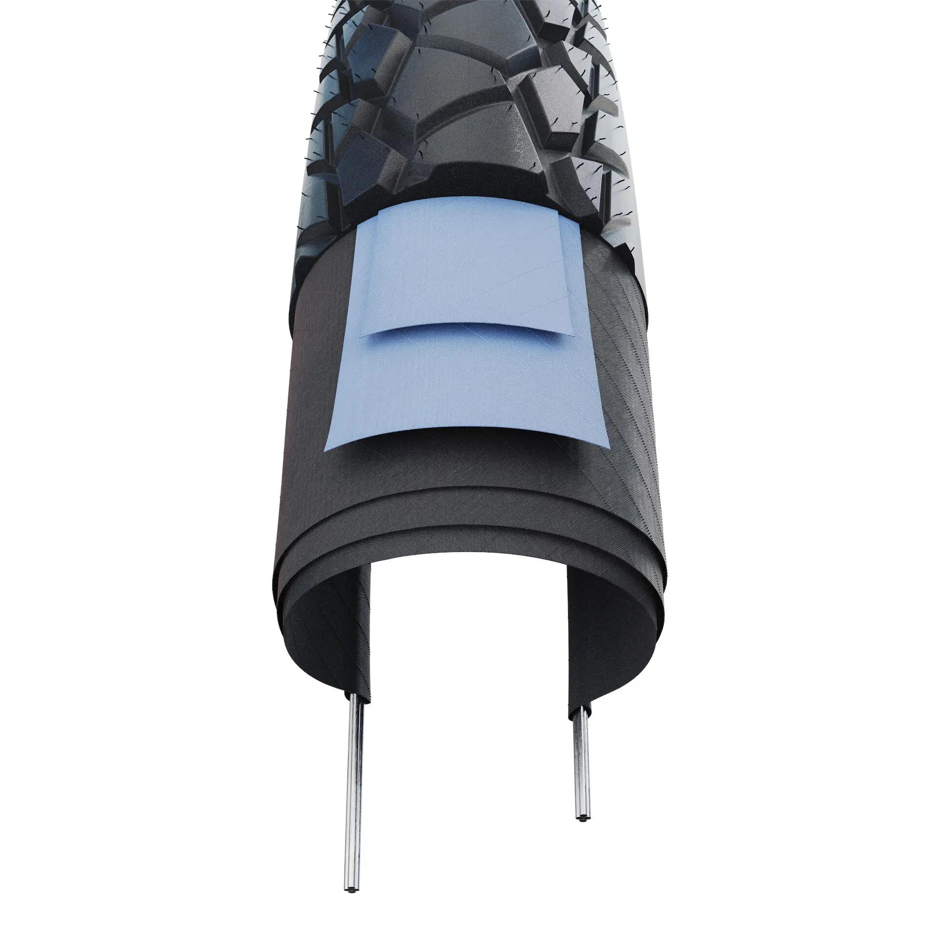 Touring-  Fahrradreifen Hybrid Al Grounder HS 611 2er-Set, 27.5x2.60"65-584 2/3