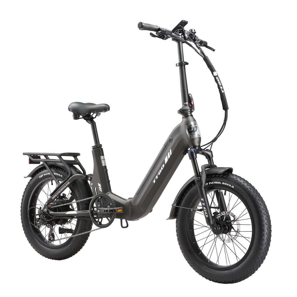 Сгъваем електрически велосипед TTGO F7, Батерия 48V 15AH, Гуми 20*3.0 инча