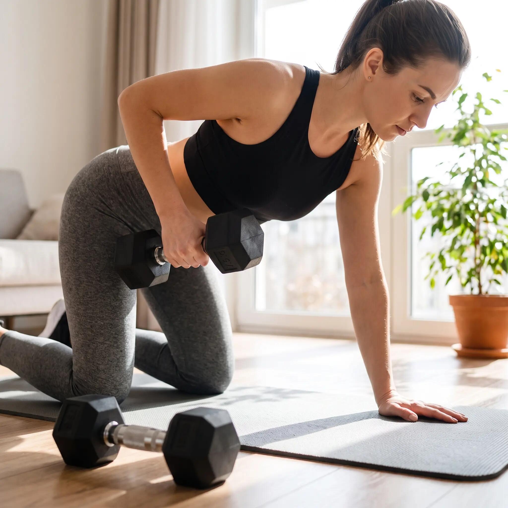 Hex Kurzhantel Set 4 Paare für Krafttraining, Fitness und Home Gym 2/7