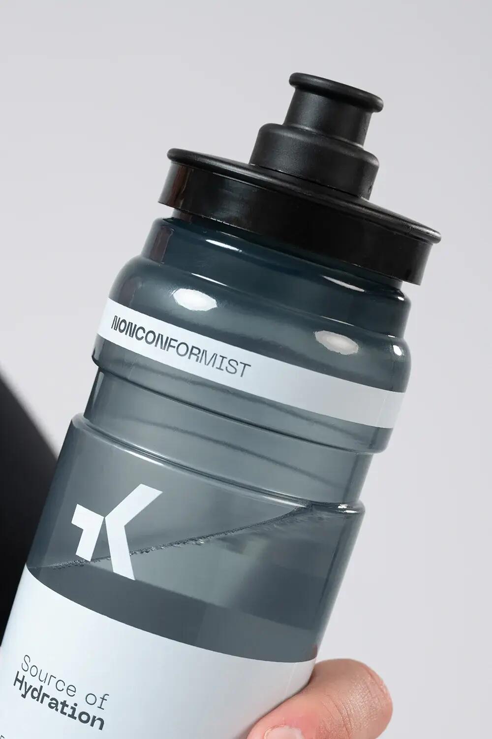 Fly Smoked Gobik Wasserflasche – Grau – 750 ml 3/4