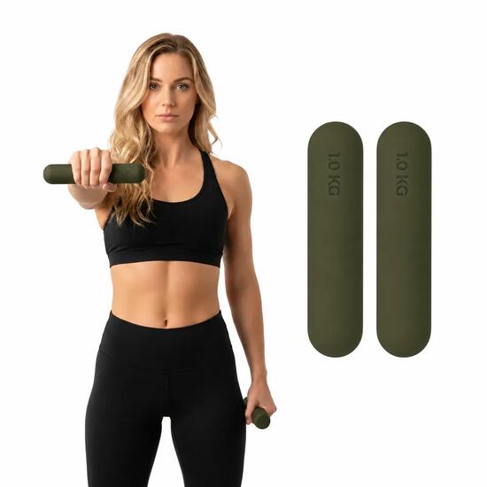 ZESTAW HANTLE HANTELKI DO ĆWICZEŃ PILATES FITNESS 2x 1KG