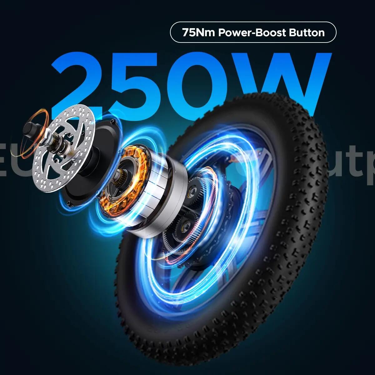 Opvouwbare elektrische fiets voor volwassenen ENGWE L20 BOOST 250W 20"Dikke band 5/7