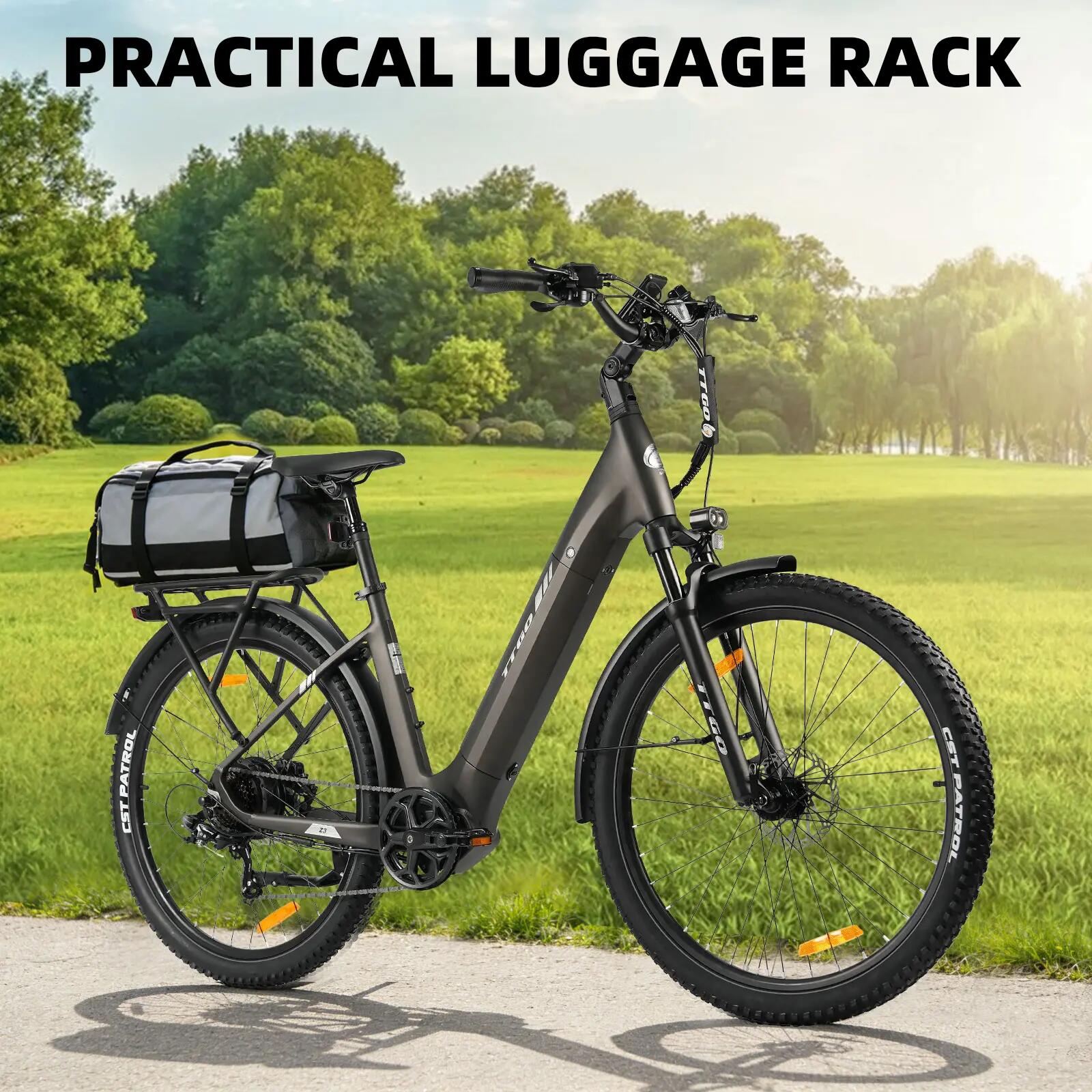Elektrische fiets voor volwassenen TTGO Z3 batterij 48V 15Ah banden 27,5 inch 11/15
