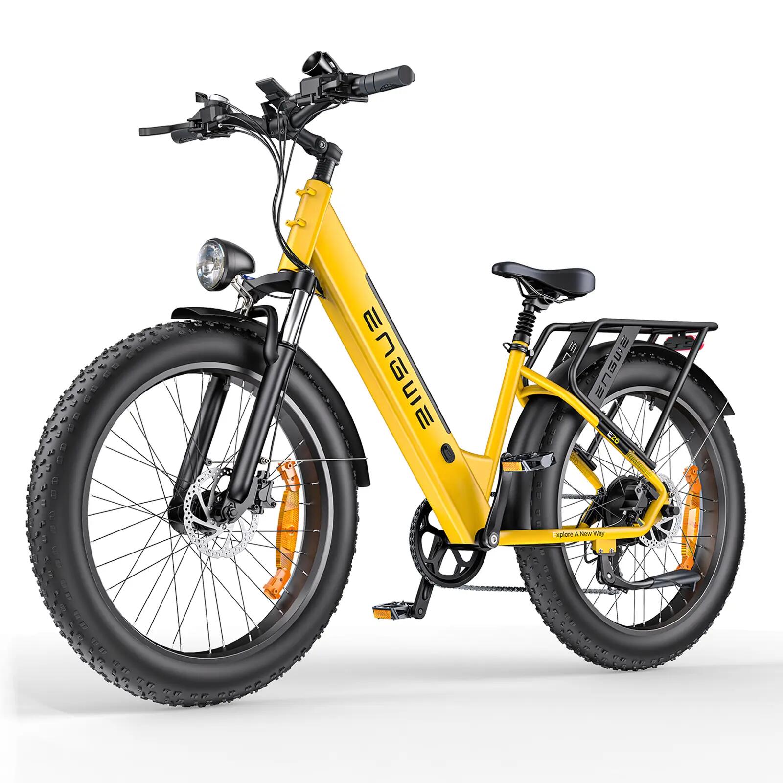 Bicicleta elétrica feminina ENGWE E26 ST Motor 250W 48V16AH 26" Pneu largo 2/7