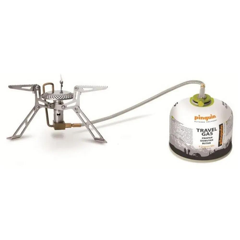 Zestaw kuchenki turystycznej Pinguin Mantis + 2 butelki z gazem 230 g 3/4