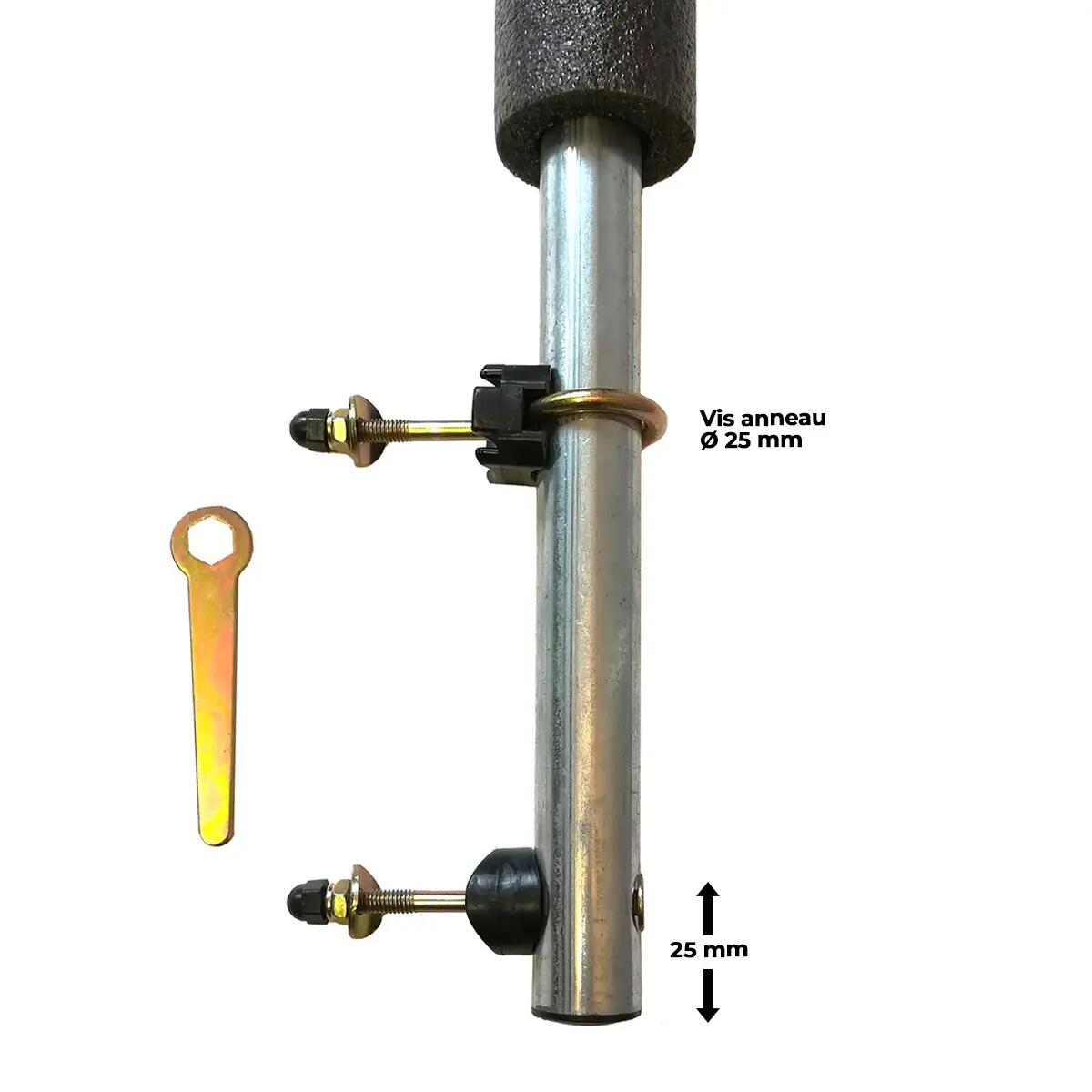 Conjunto de 4 hastes para rede de trampolim Jumpi Ø25 mm - Altura da rede 180 cm 5/5