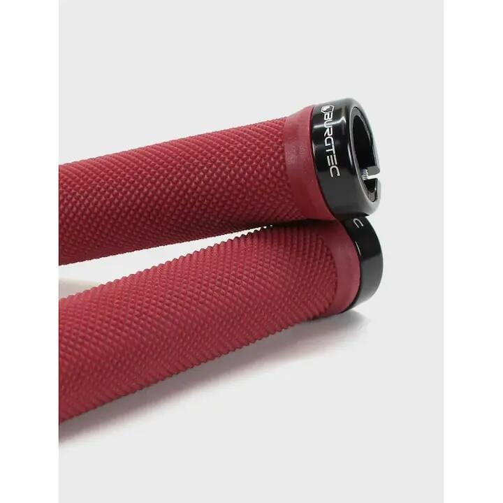 Mansoane Burgtec Bartender, inel blocare lock-on, bordo