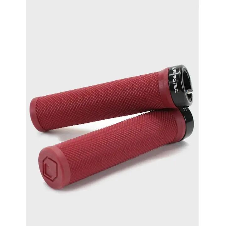 Mansoane Burgtec Bartender, inel blocare lock-on, bordo