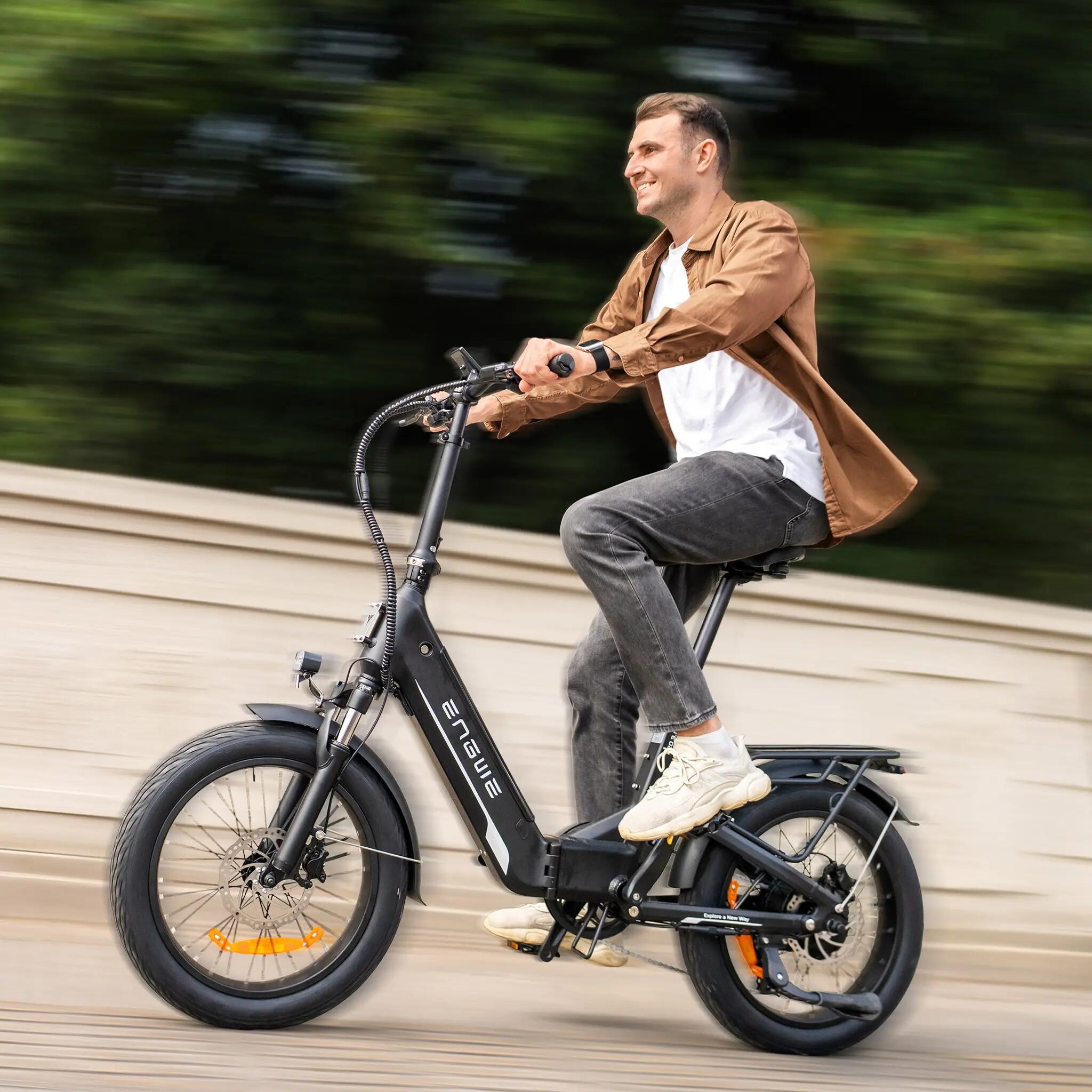 Bici eléctrica adulto ENGWE L20 3.0 BOOST 250W 48V13.5AH 20" Neumáticos gruesos 7/7