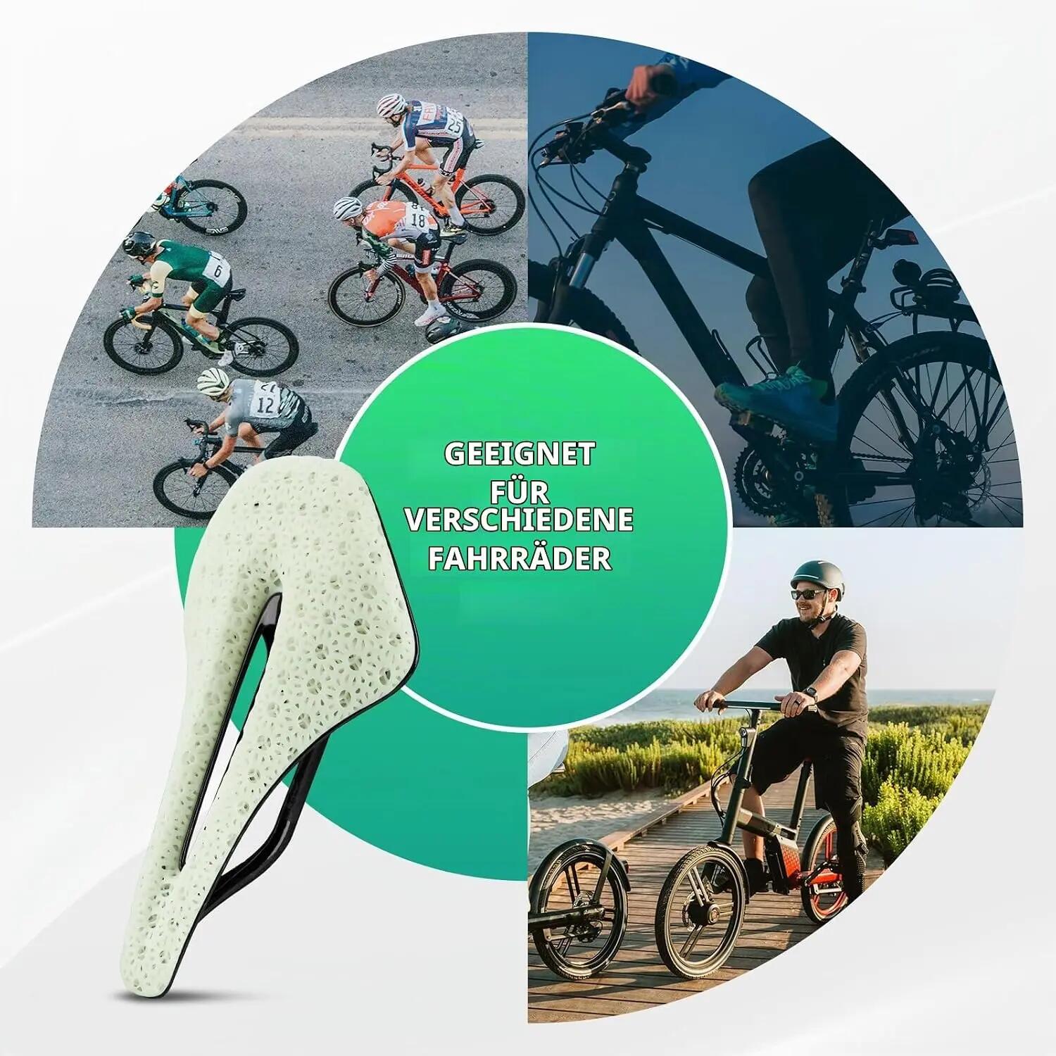 3D-Druck Fahrradsattel ultraleicht atmungsaktiv für MTB & Rennrad 6/6