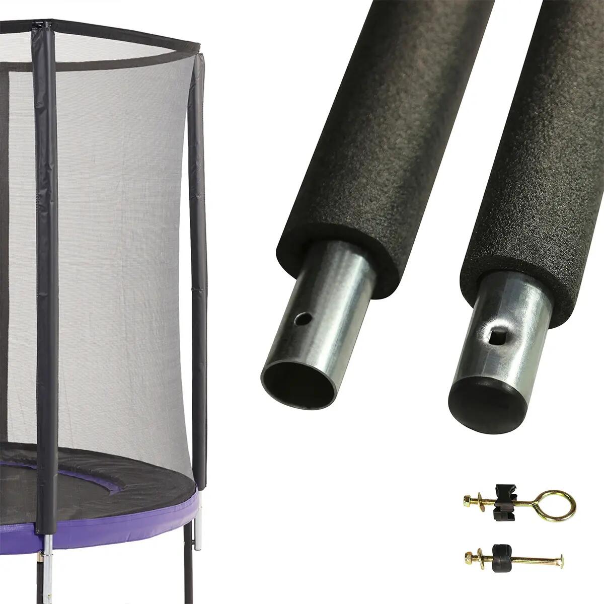 Juego de 8 postes para red de trampolín Punchi Ø32 mm - Altura de la red 180 cm 2/5