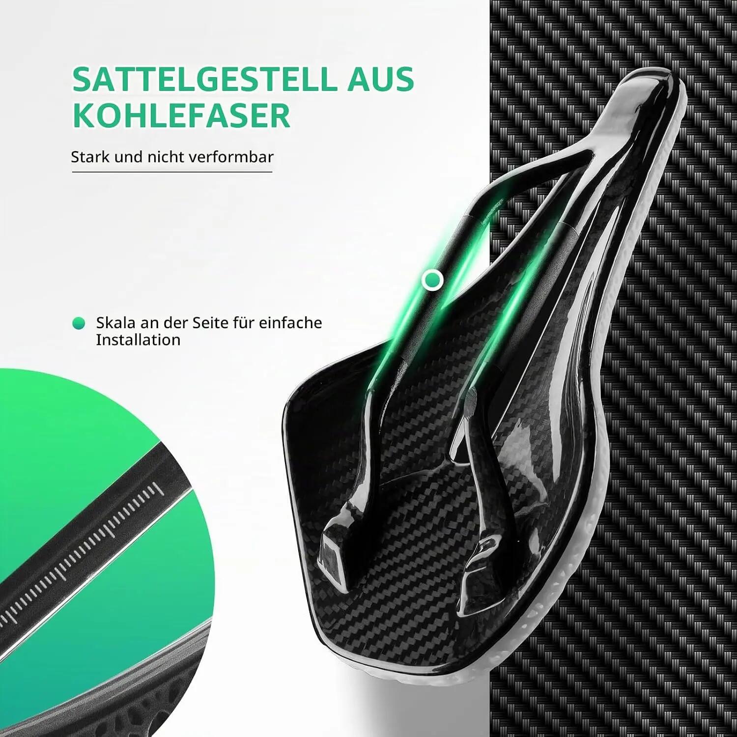 3D-Druck Fahrradsattel ultraleicht atmungsaktiv für MTB & Rennrad 4/6