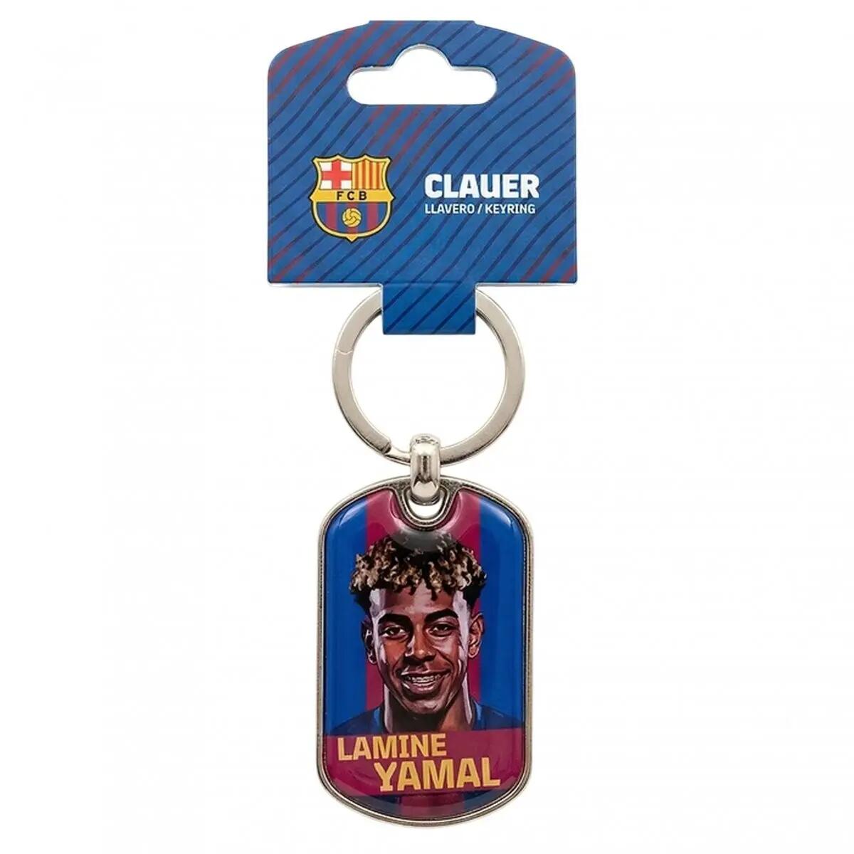 FC Barcelona brelok Lamine Yamal oryginalny na licencji srebrny 5/5