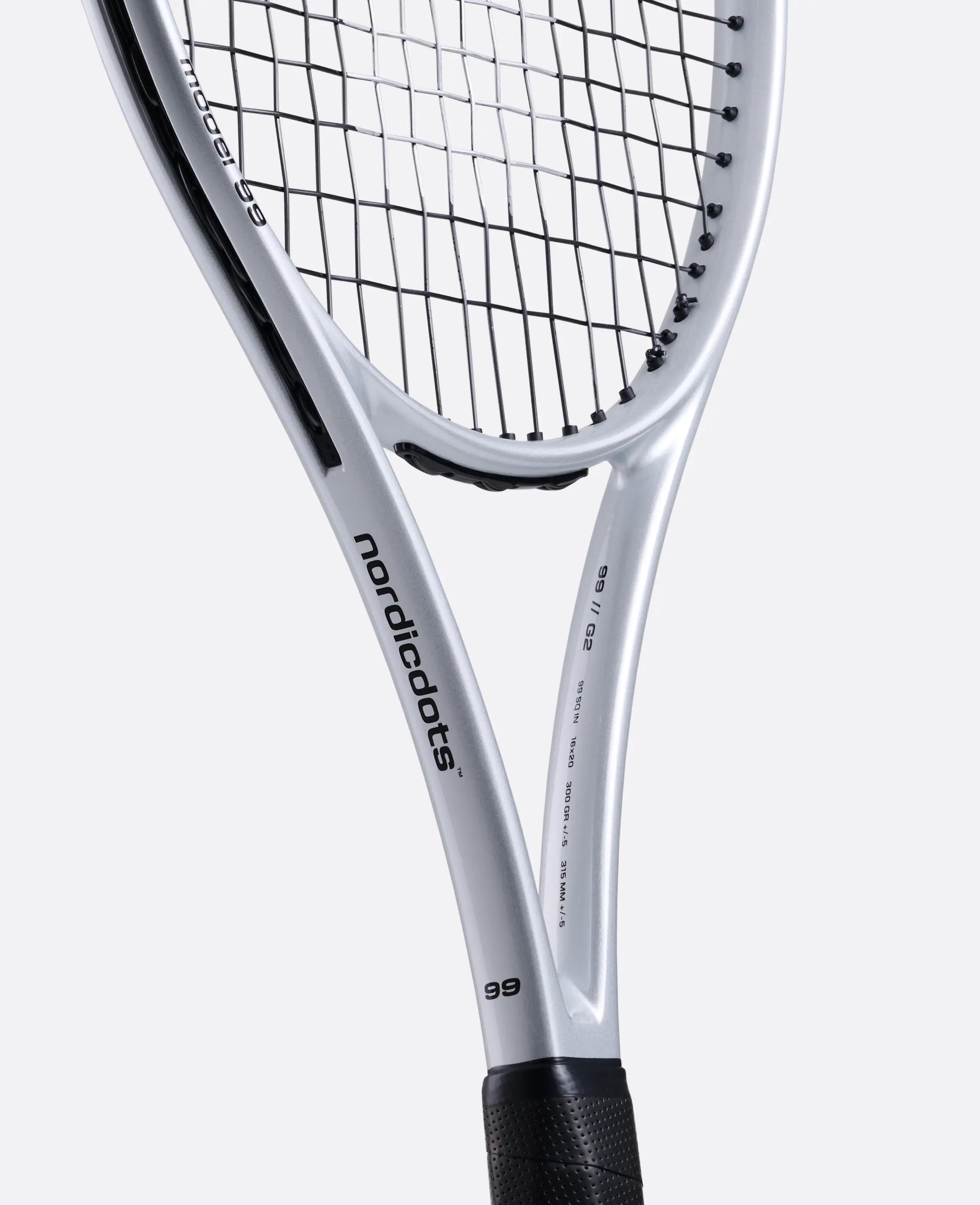 Racchetta da Tennis per Adulti Modello 99 Gen2 Argento Lucido 2/4