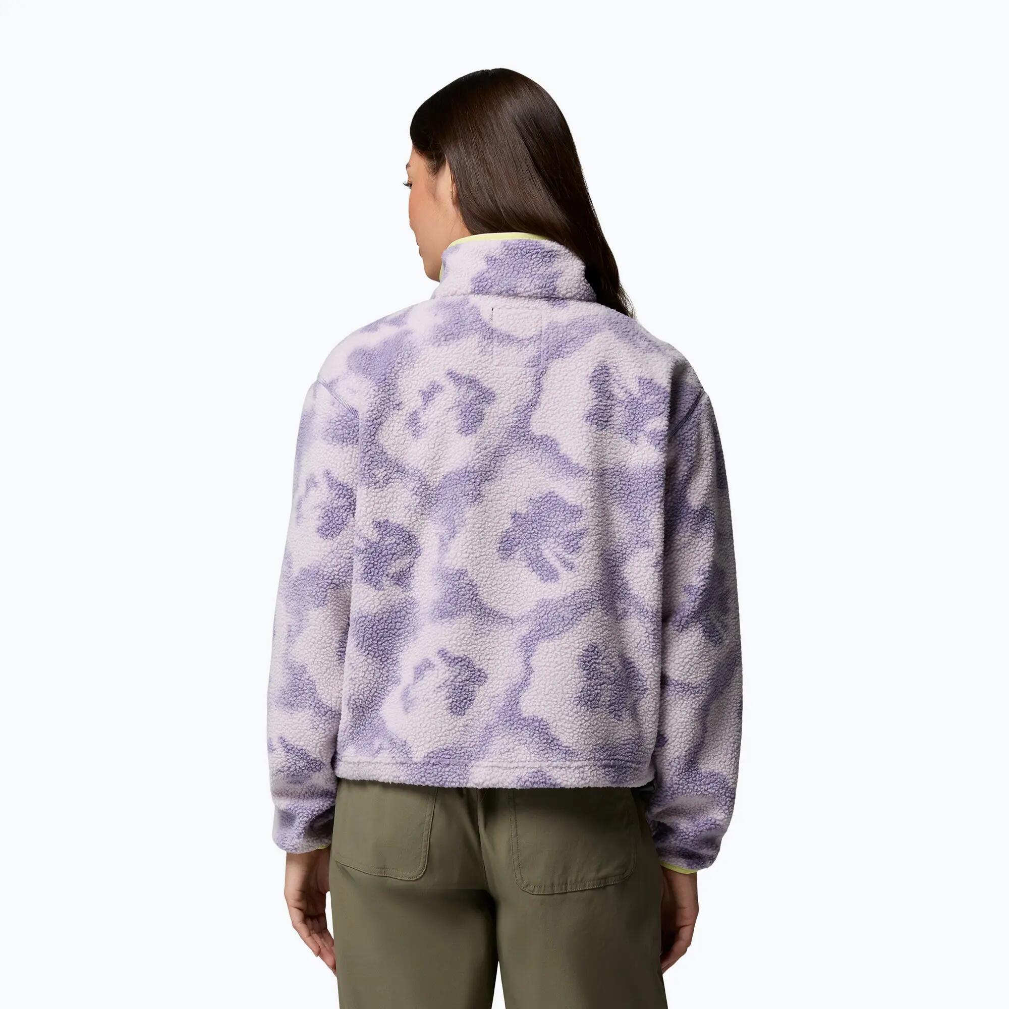Polaires Et Pulls  - COLUMBIA Helvetia™ II Printed Cropped Half Snap - Lavanda 3/6