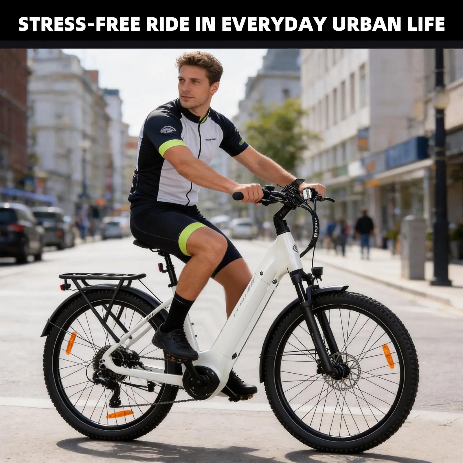 Elektrische fiets voor volwassenen TTGO Z3 batterij 48V 15Ah banden 27,5 inch 14/15