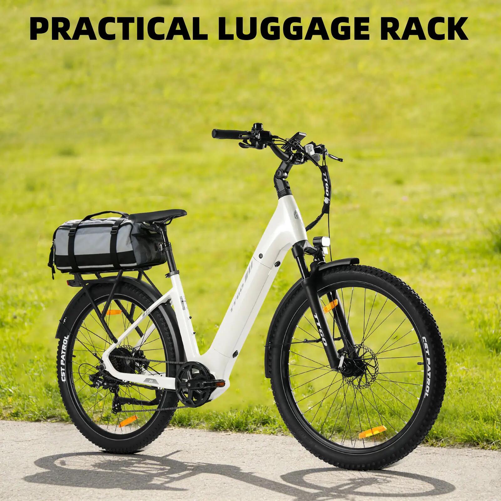 Elektrische fiets voor volwassenen TTGO Z3 batterij 48V 15Ah banden 27,5 inch 13/15