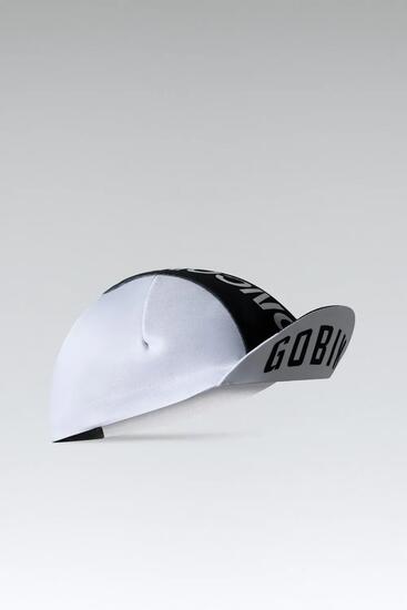 Casquette de vélo Vintage Gobik Salt unisexe - Blanc/Noir