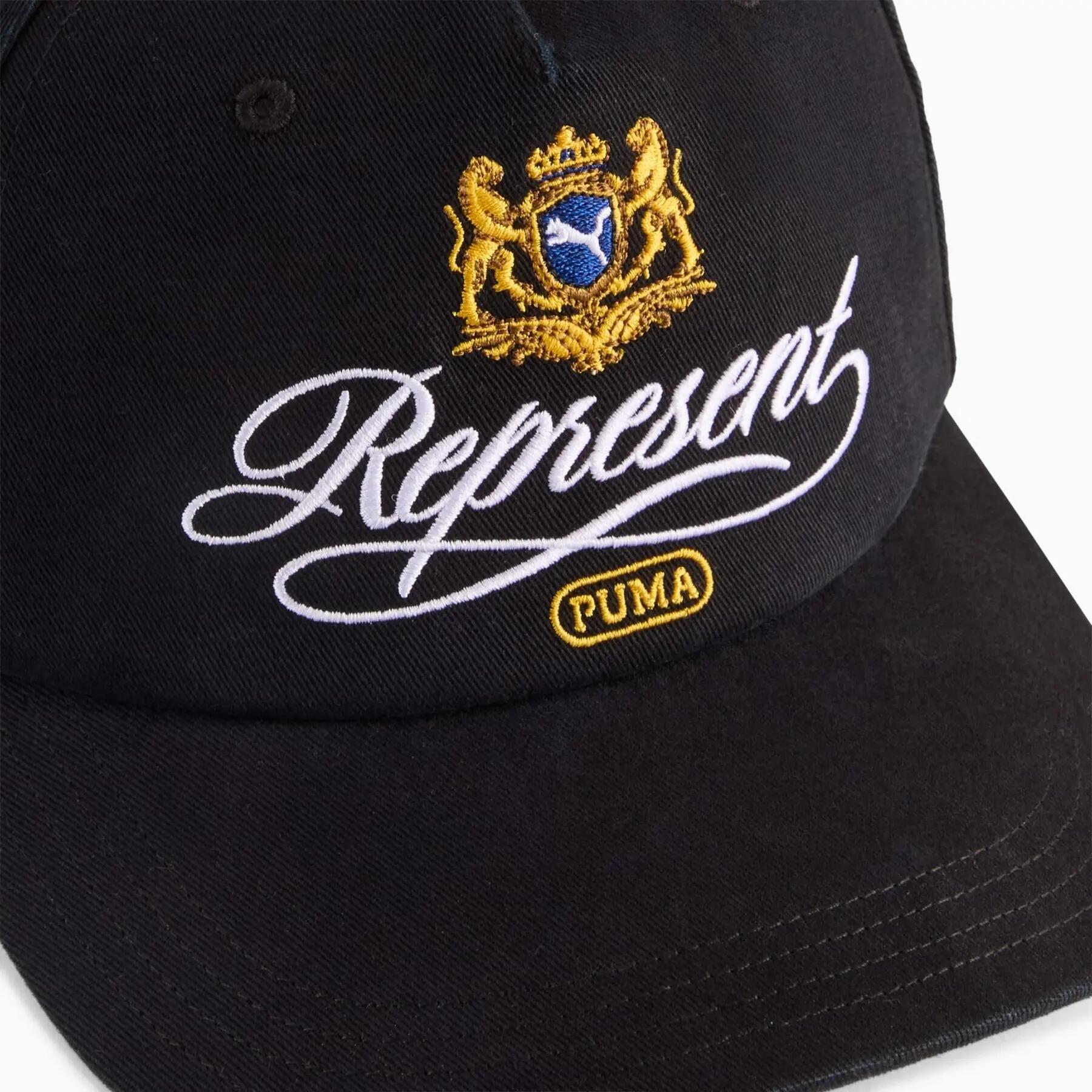 Cappellino da baseball unisex Puma REPRESENT nero 02660001 3/5