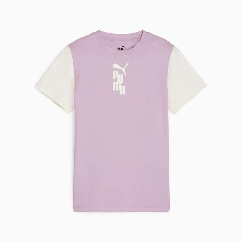 Puma READY SET BETTER boys' T-shirt purple 67926960 size 164
