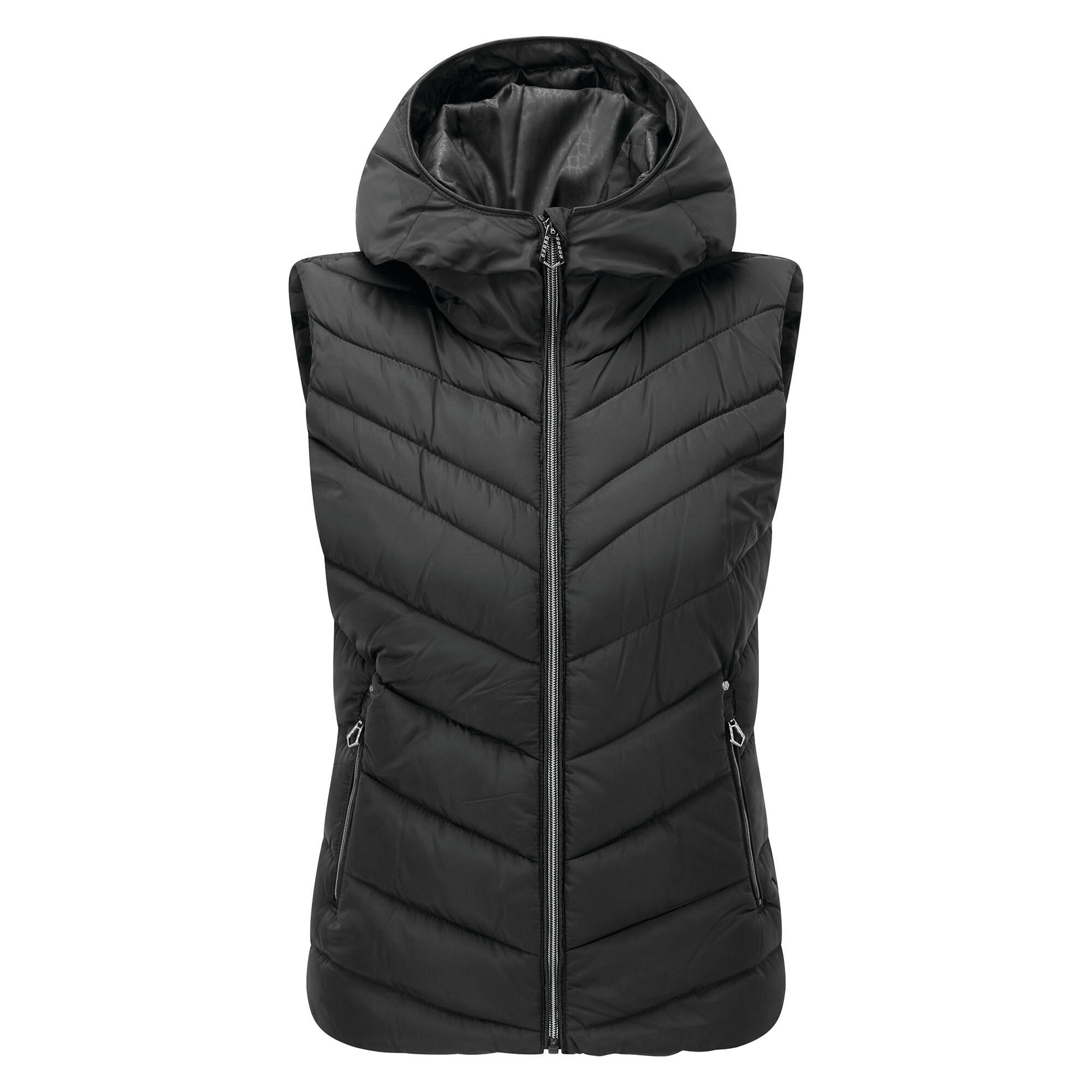 Womens/Ladies Complicate Body Warmer (Black) 1/5