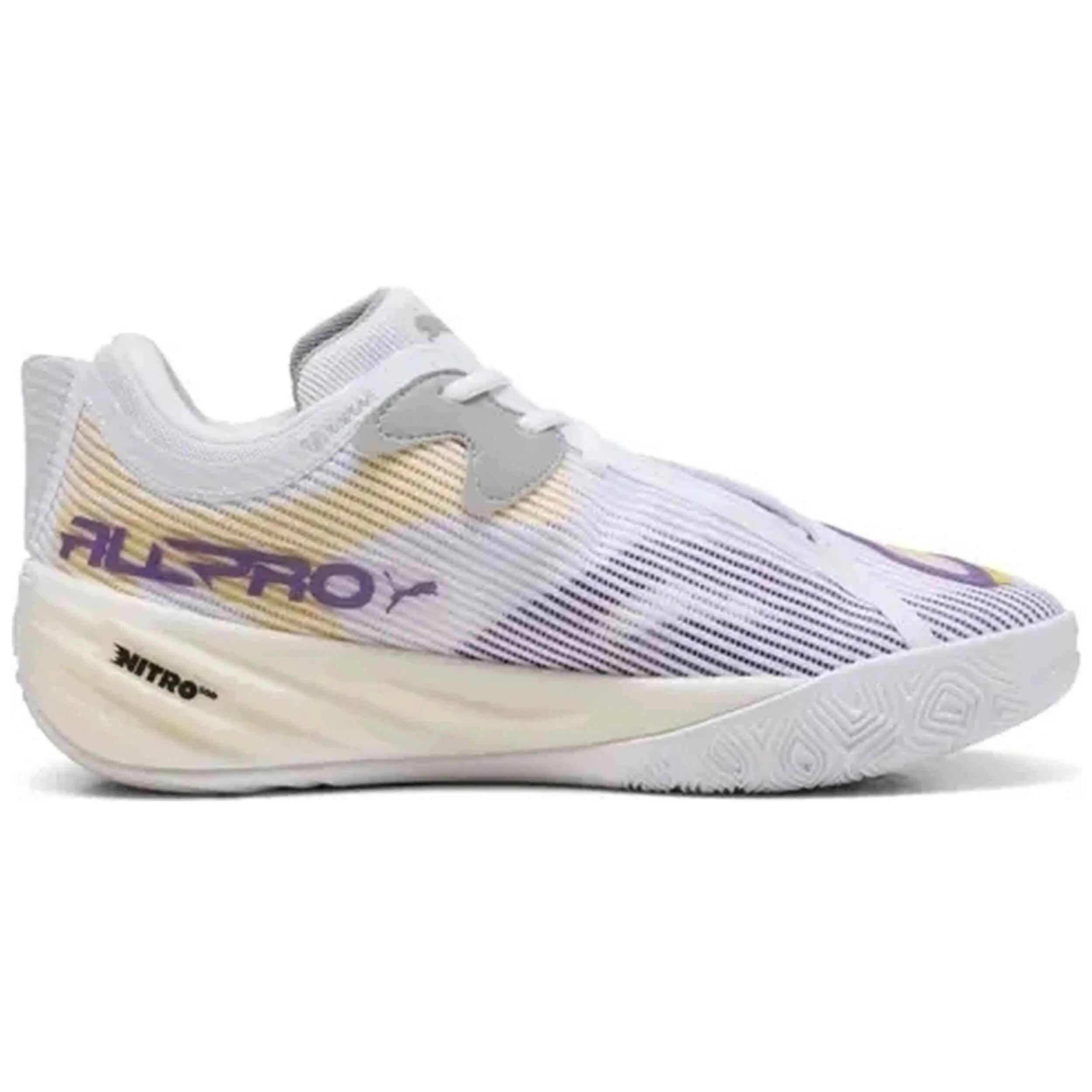 Chaussures de basket-ball Puma modèle Puma All-Pro NITRO™ 2 "White pour unisexe 5/5