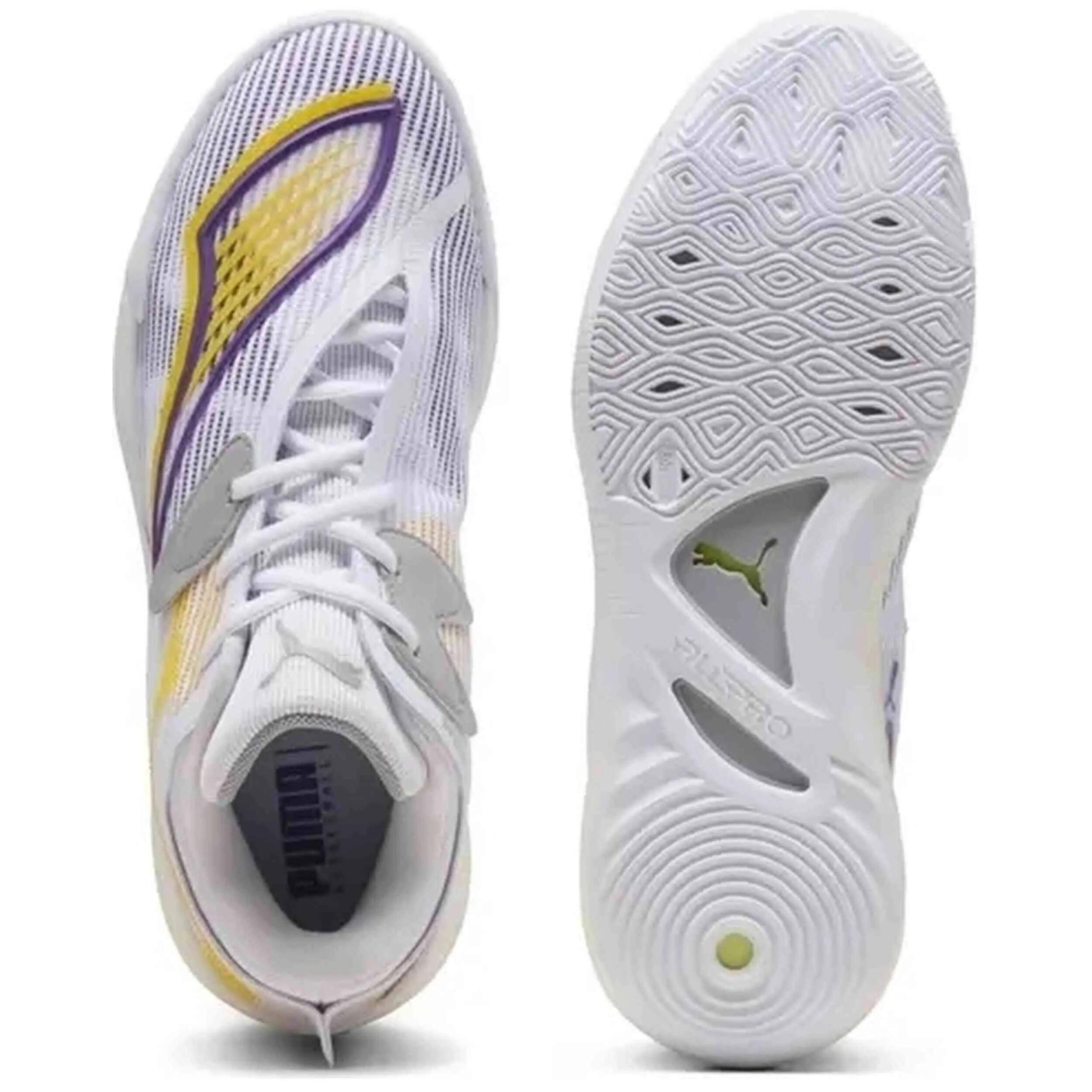 Chaussures de basket-ball Puma modèle Puma All-Pro NITRO™ 2 "White pour unisexe 4/5
