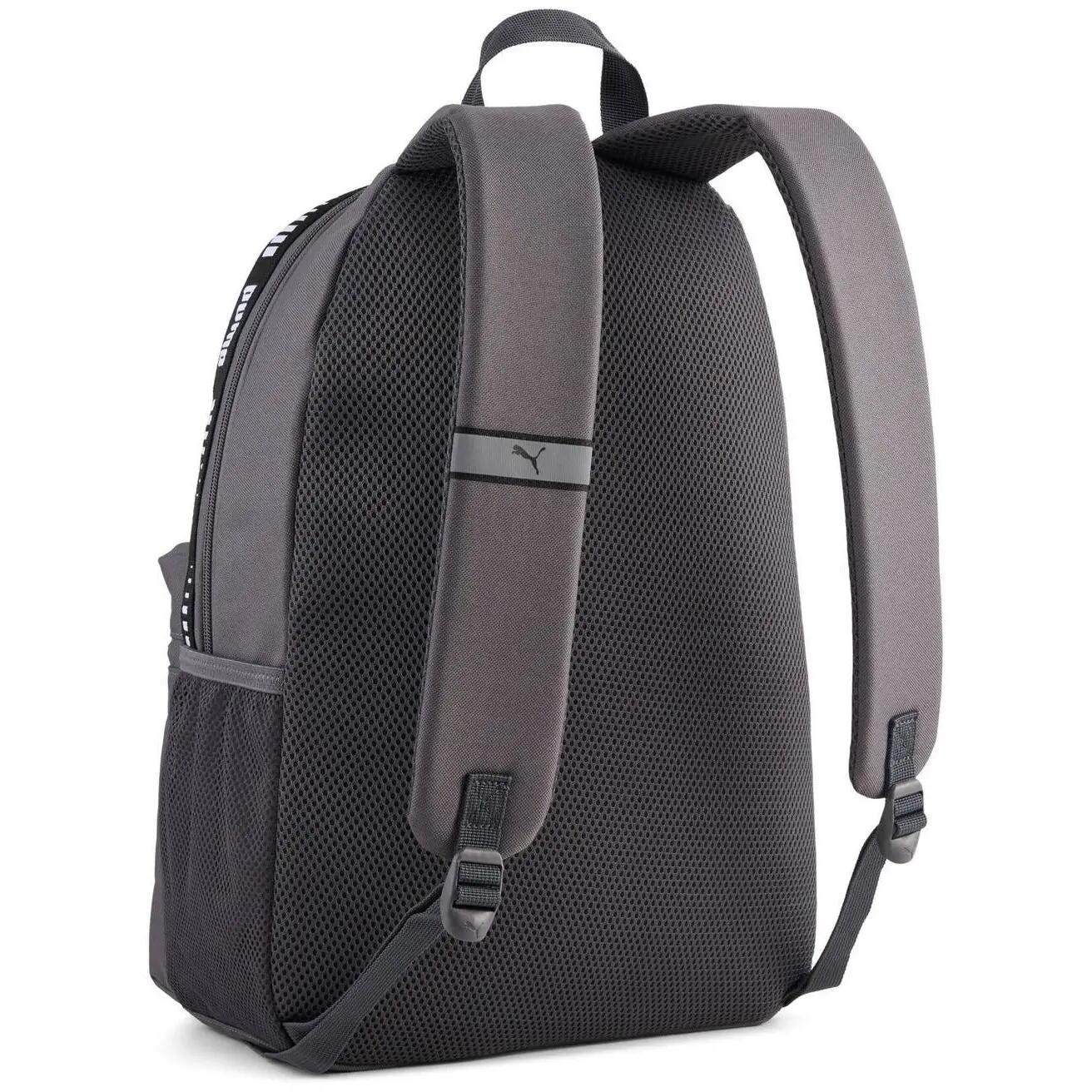 Zaino Puma Phase Tape Backpack 20L, Grigio, Unisex 3/4