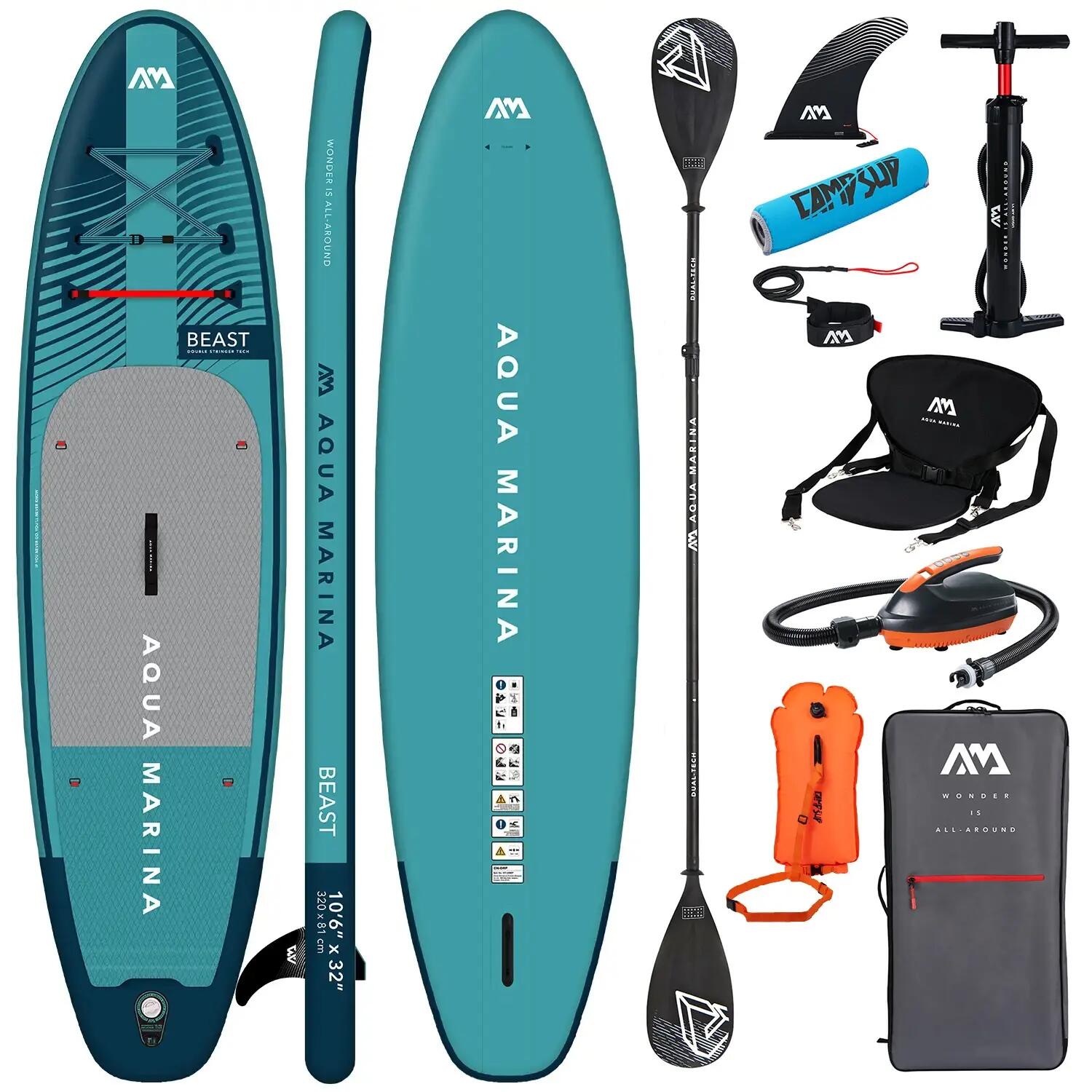 Deska SUP Aqua Marina Beast 10'6" BT-23BEP + SUPER COMBO + POMPKA EP-T16 1/15
