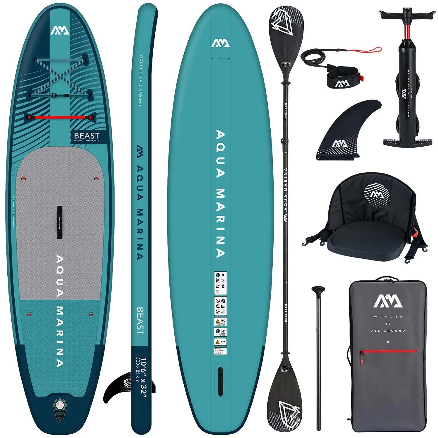 AQUA MARINA Paddleboard Beast 10'6" BT-23BEP COMBO HIGH BACK
