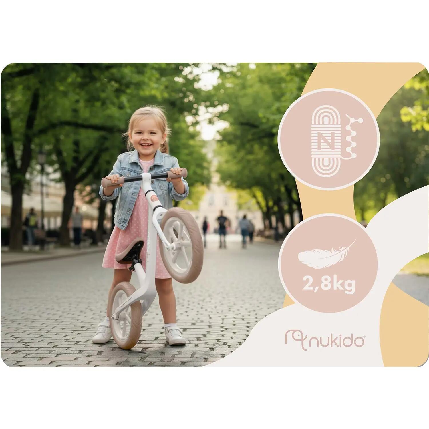 Rowerek biegowy dla dzieci Nukido Light Flee 6/7