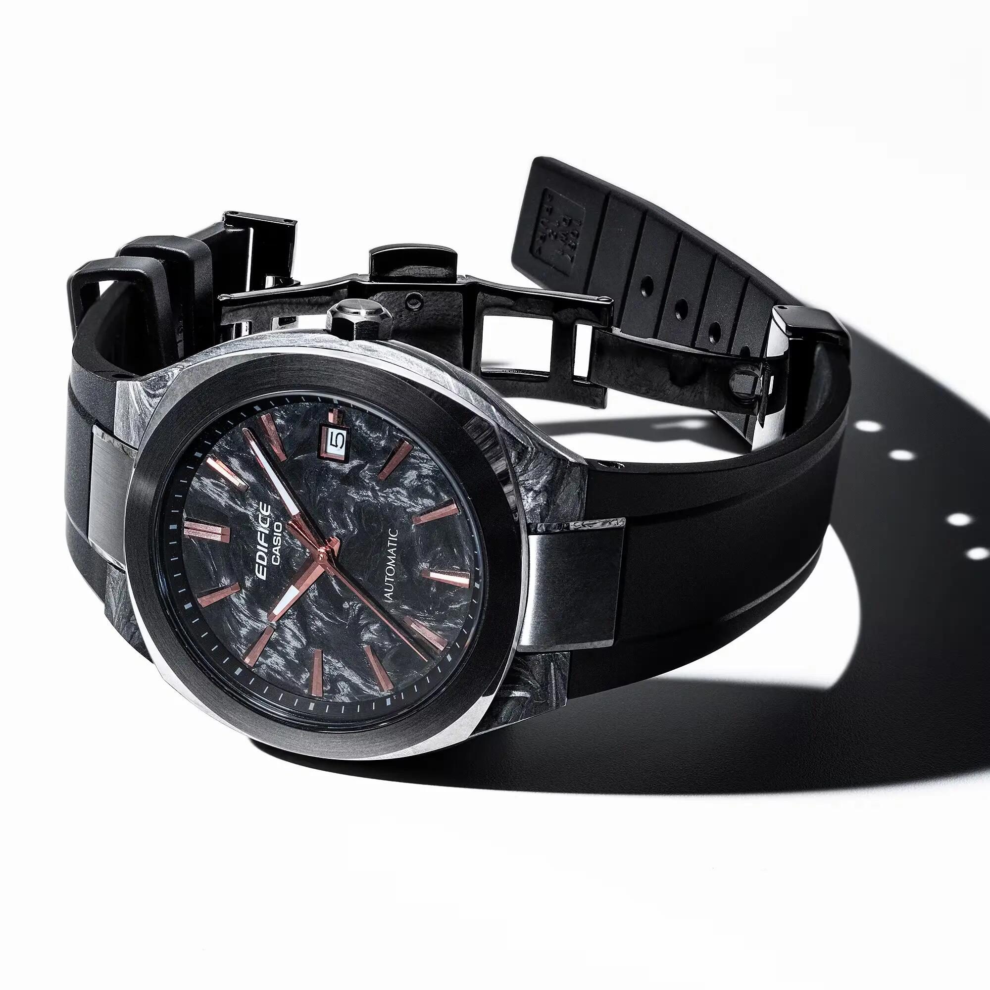 Casio Analoog  Horloge Zwart/Zwart EFK-200XPB-1AER 5/6