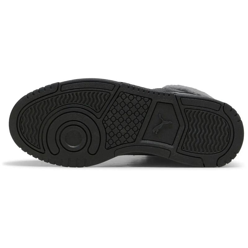 Pantofi sport copii Puma Rebound Slam Mid Cozy Jr, Negru