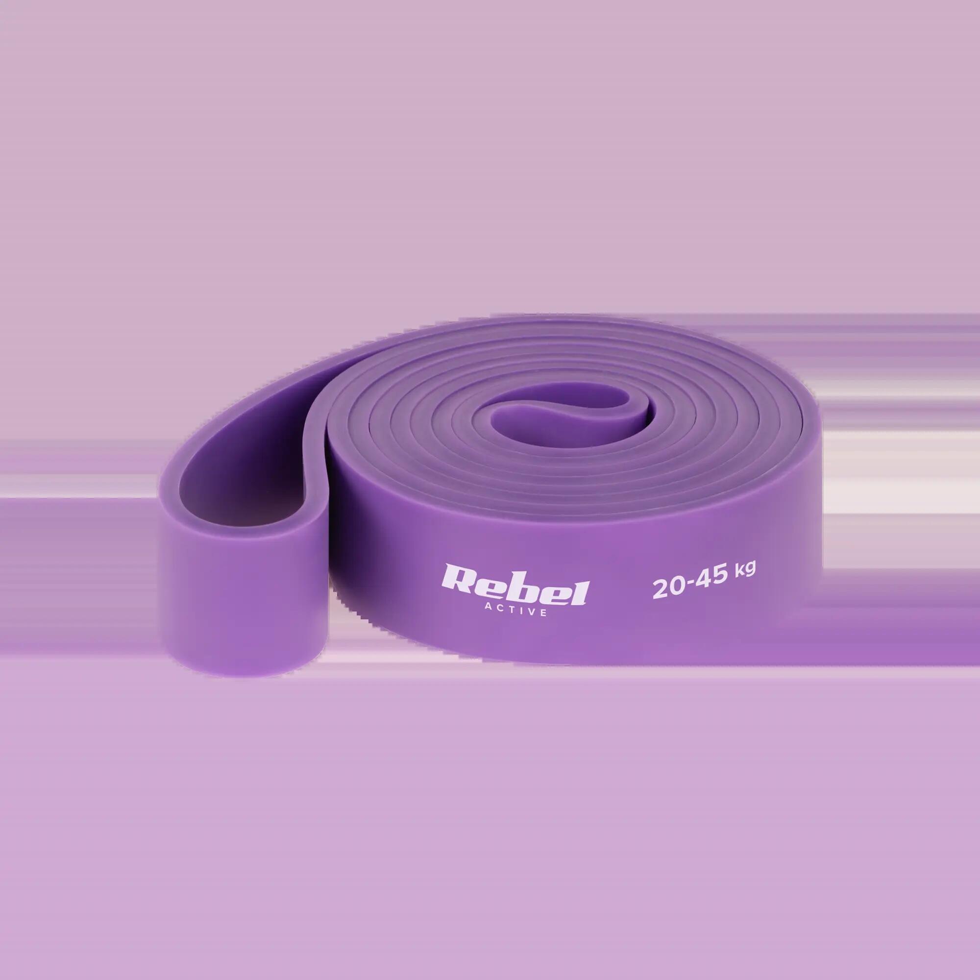 Zestaw 5 gum do ćwiczeń power band taśmy oporowe treningowe fitness Rebel 6/7