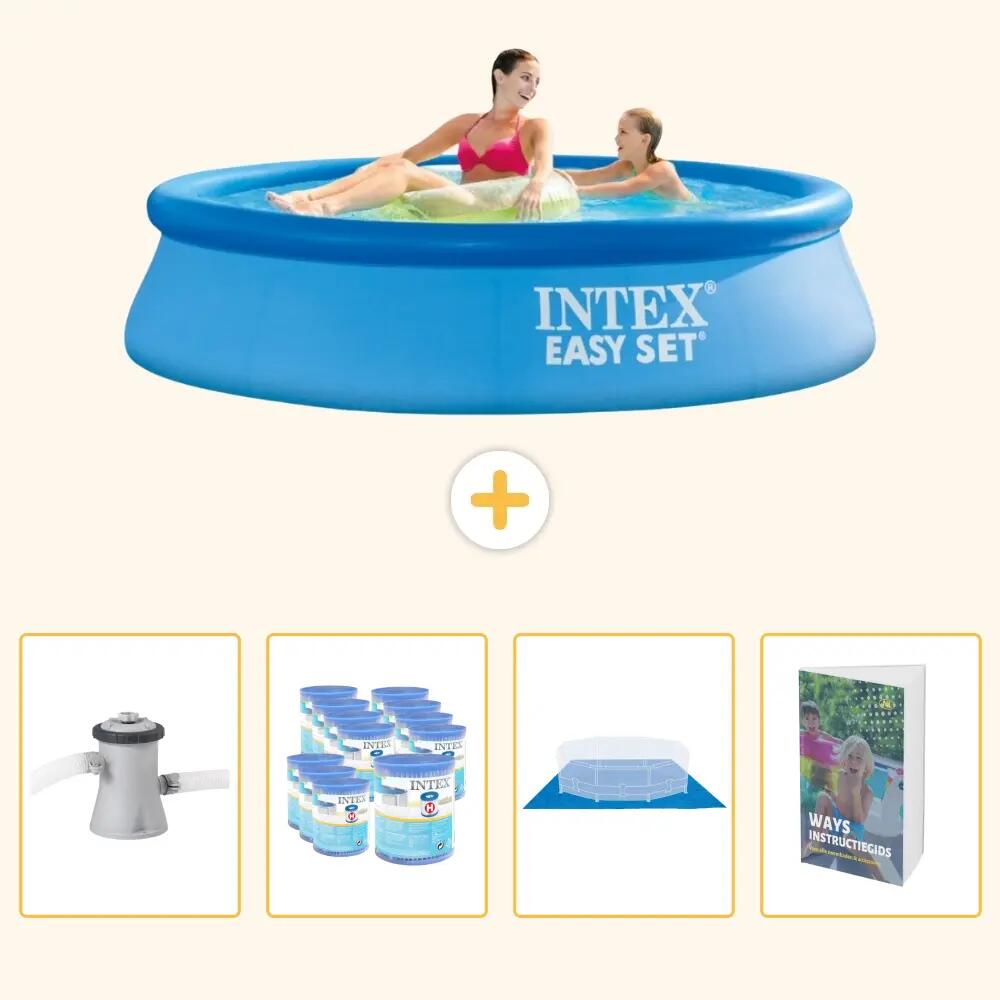 INTEX Piscina Easy Set Redonda - 244x61 cm - 5-piezas SCB103 1/7