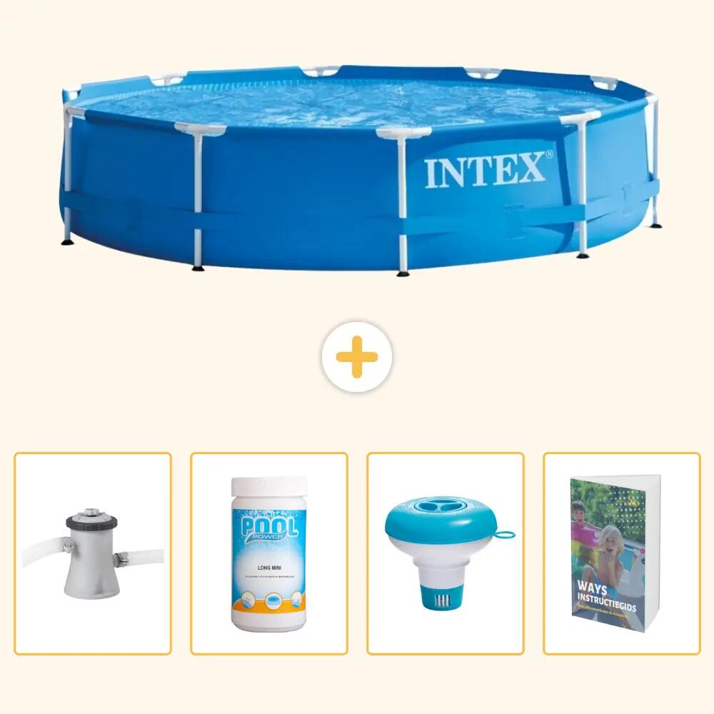 INTEX Piscina con struttura Rotonda - 305x76 cm - 5-pezzi SCB120 1/7