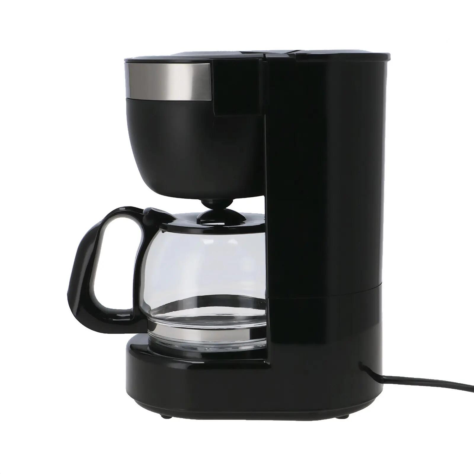 Camping Kaffeemaschine MK-70 Filter Kaffee Vollautomat Glas 6 Tassen 170W 3/4