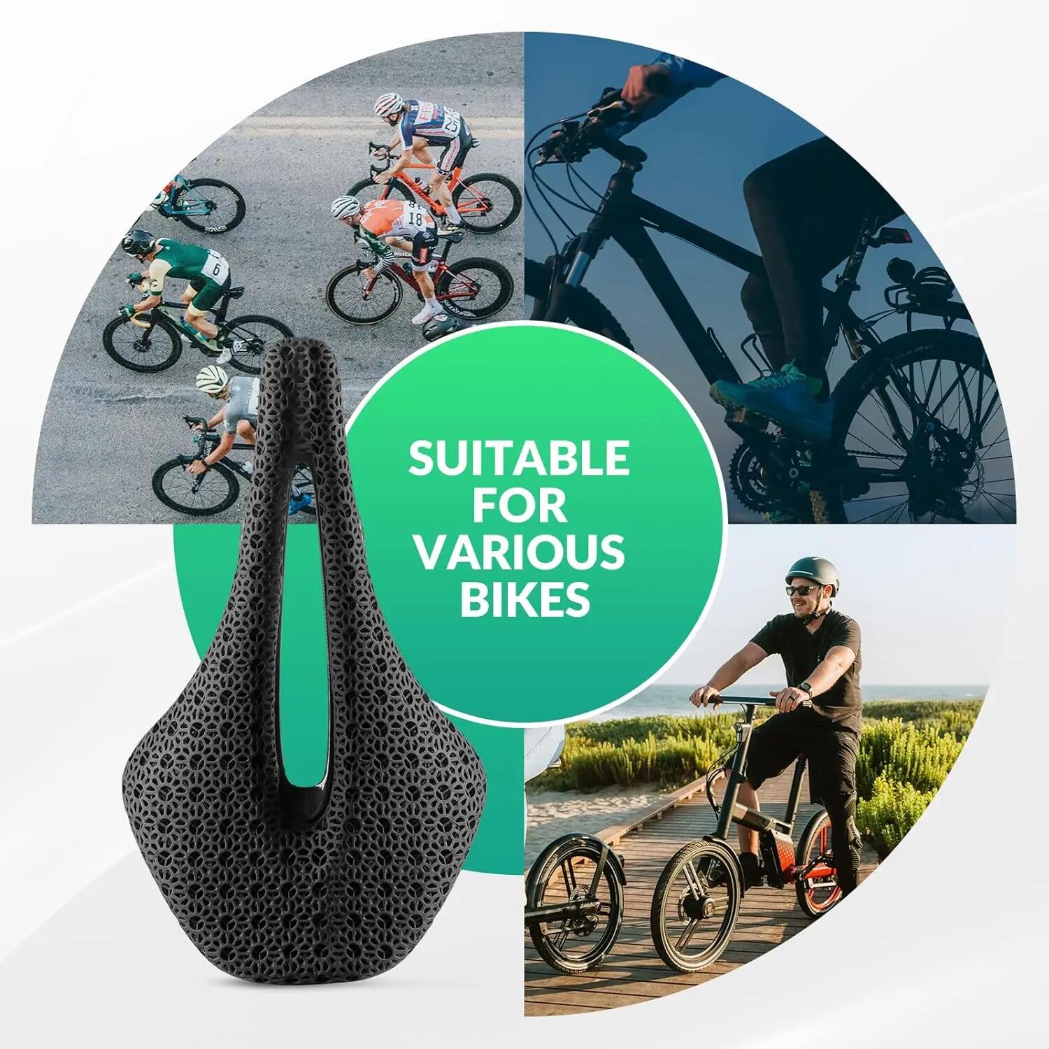 3D-Druck Fahrradsattel ultraleicht atmungsaktiv für MTB & Rennrad 6/6