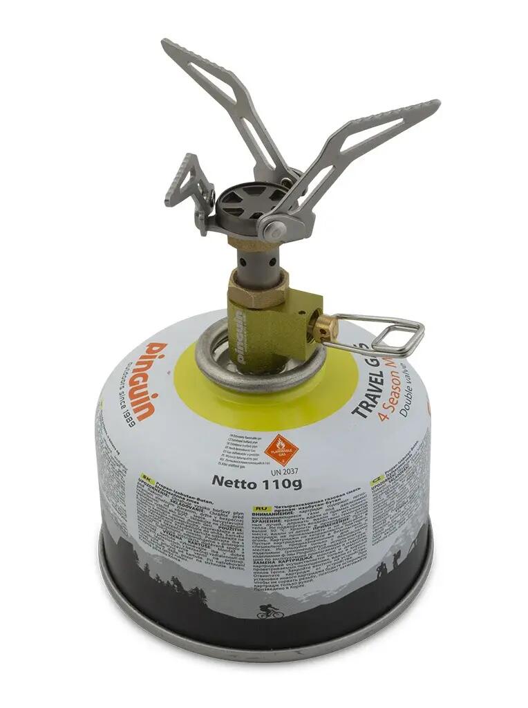 Zestaw palnika turystycznego Pinguin Atom Titan + 2 butelki gazu 230 g 3/13
