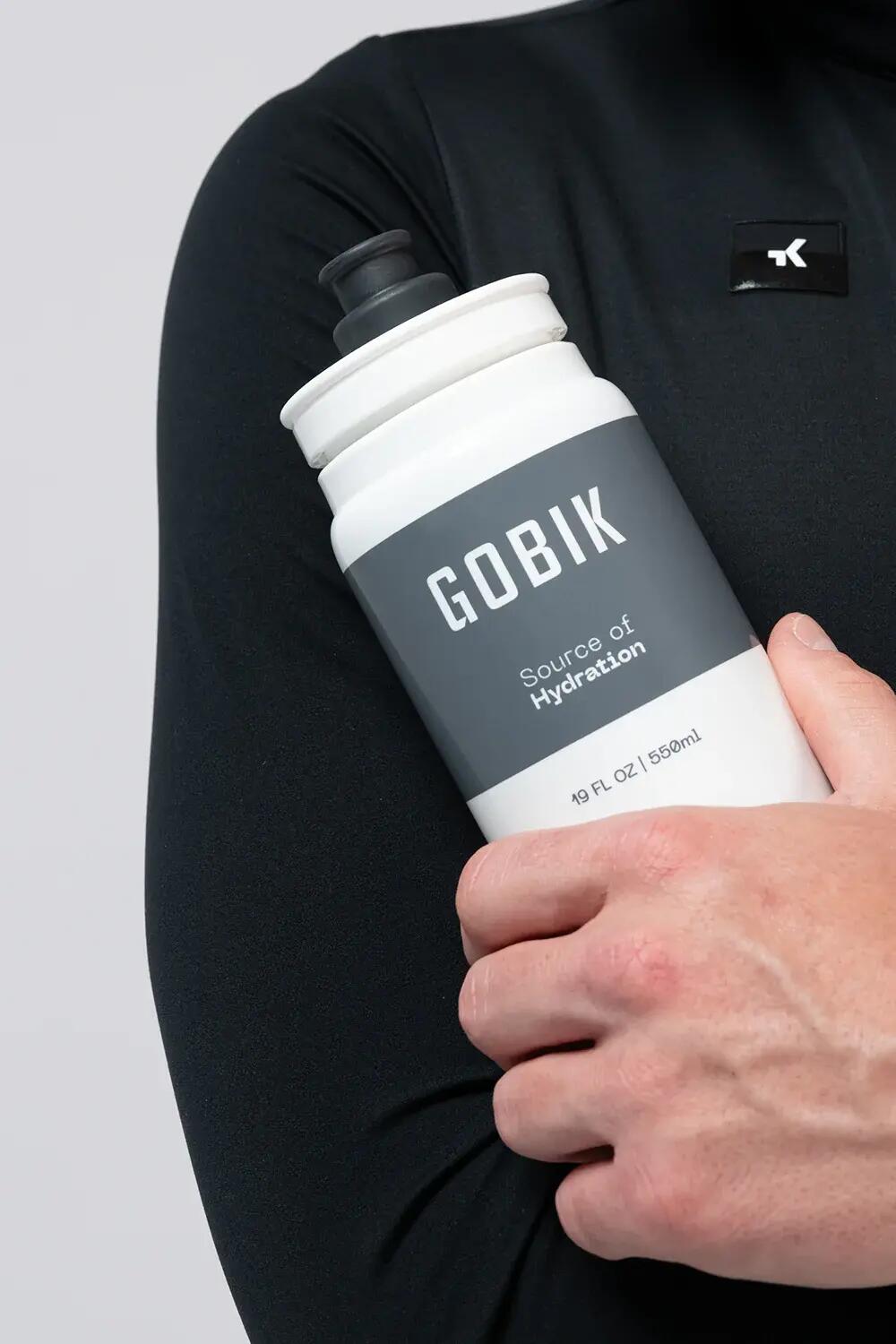 Bidon Fly Cloud Gobik - Wit - 550ml 3/4