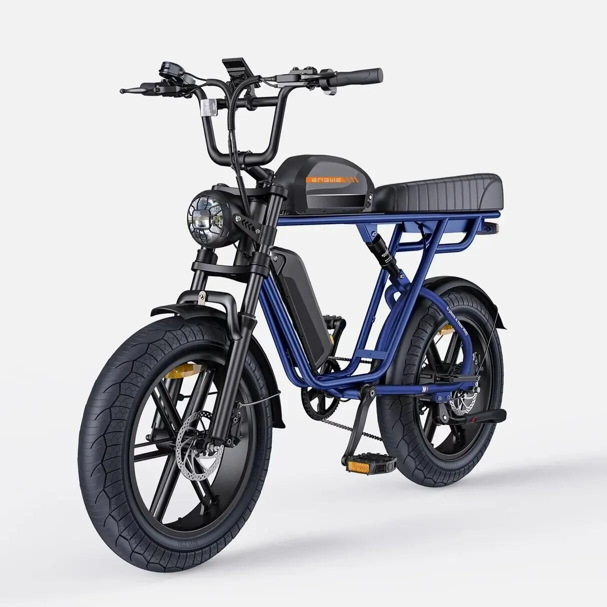 E-bike adulto ENGWE M1 bateria dupla 48V15.6AH+13Ah 170 km autonomia 4/7