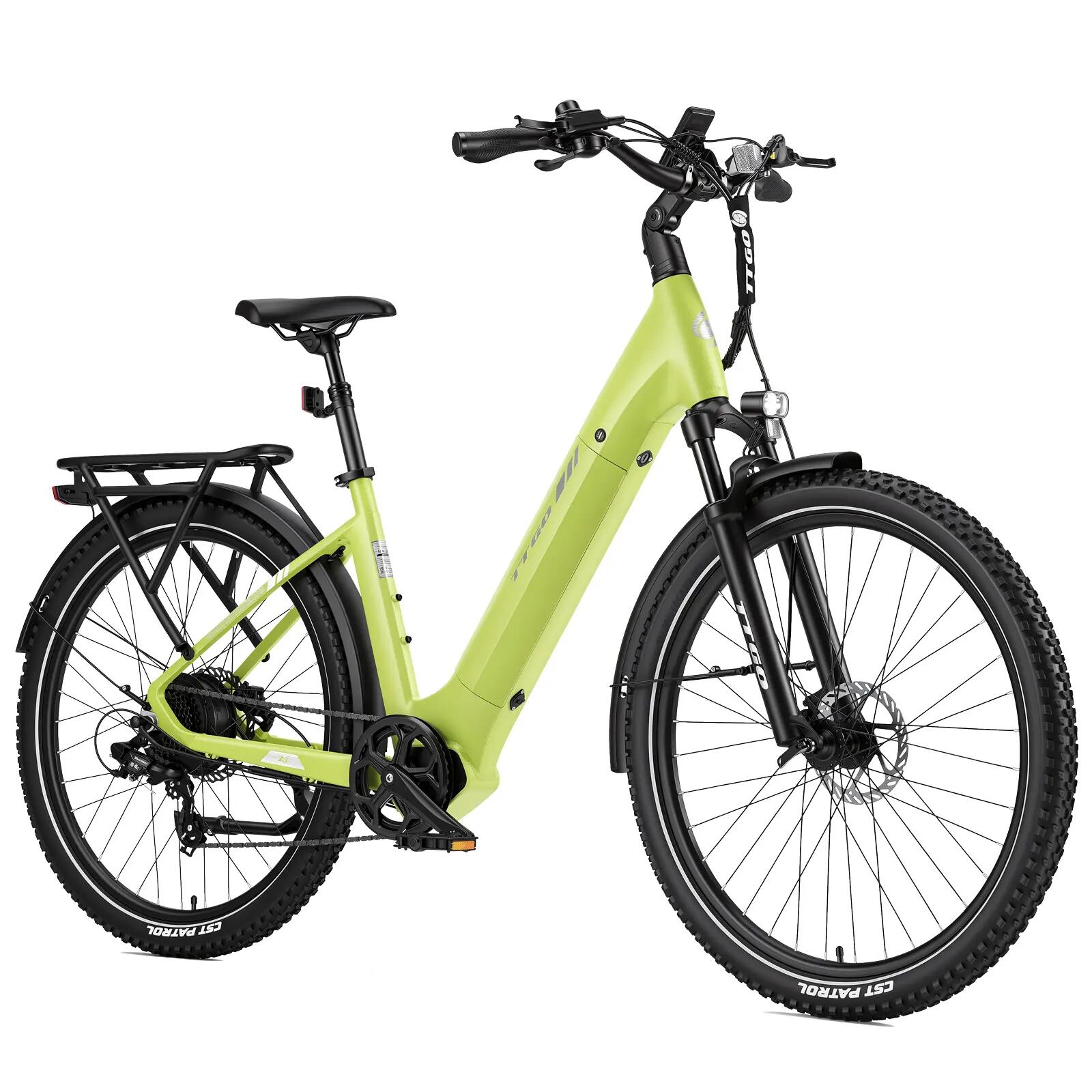 Elektrische fiets voor volwassenen TTGO Z3 batterij 48V 15Ah banden 27,5 inch 2/14