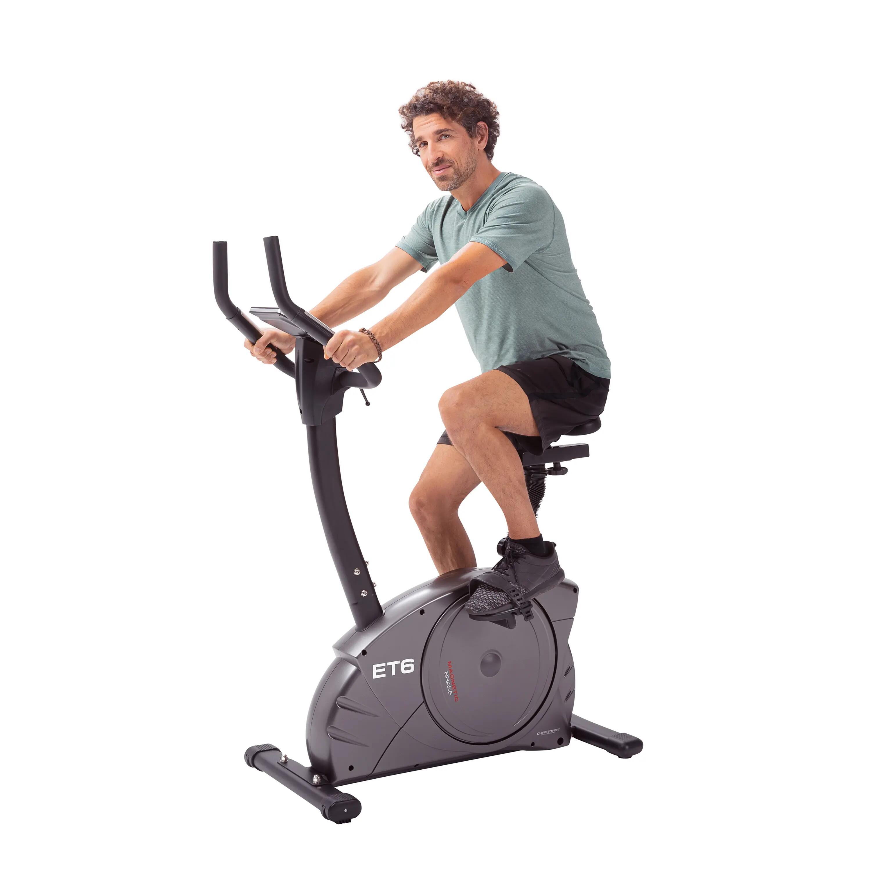 Heimtrainer Ergometer - bis 150kg und 200cm - inkl. Schutzmatte - leise - ET 6 13/15