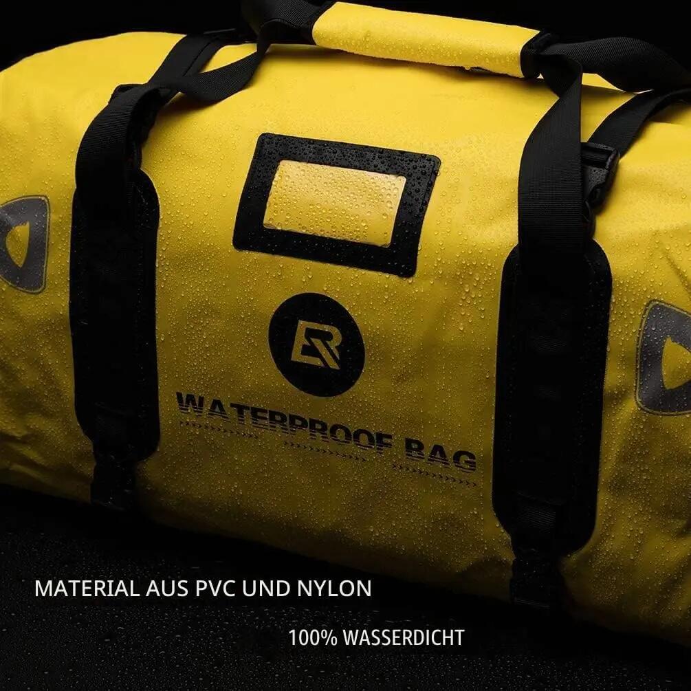 Wasserdichte Motorrad-Hecktasche 55L mit Rollverschluss & Schultergurt 2/7